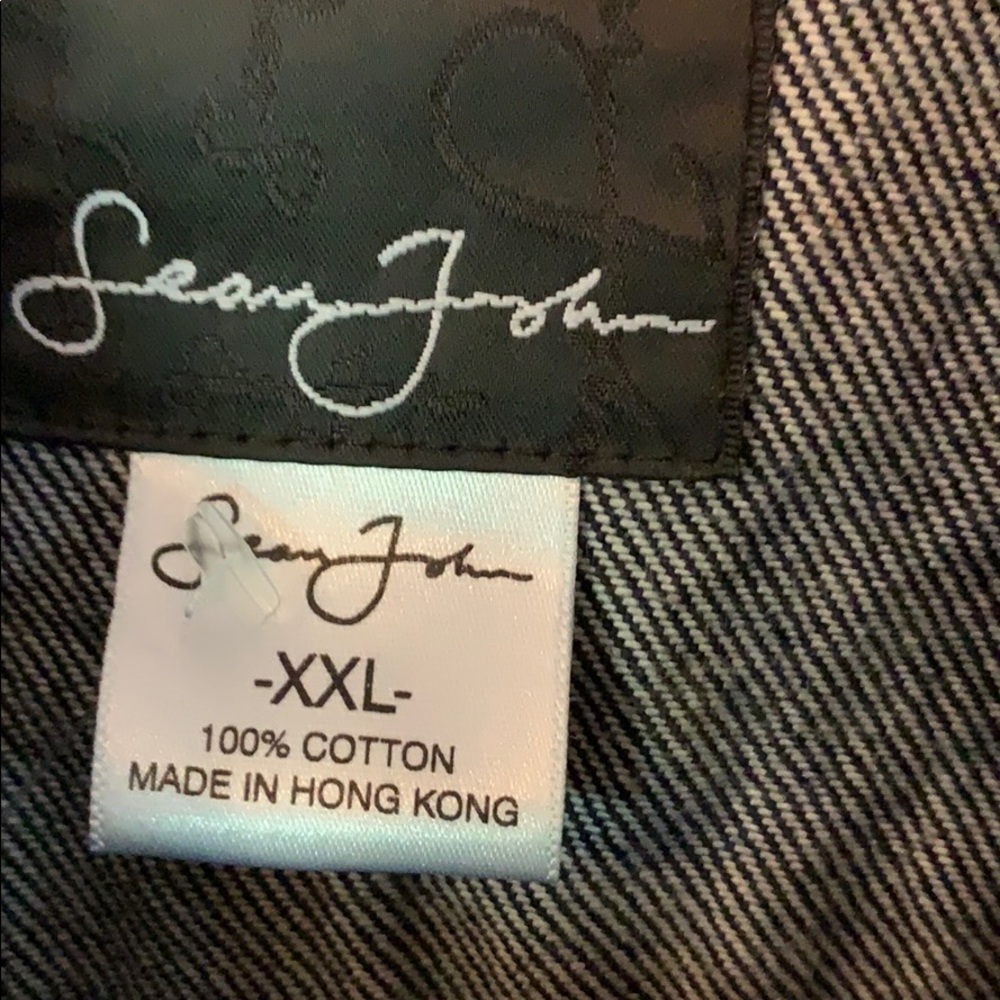 Sean John Jean Jacket Dark Blue NWOT Size XXL - Picture 3 of 6